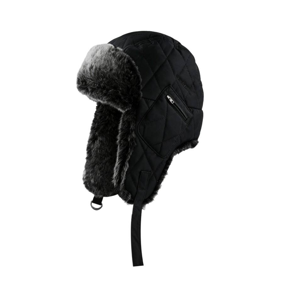 Premium Custom Winter Warm Windproof Wool Ushanka Hat Professional Baseball Cap with Custom Logo Embroidery for Daily Wear and Outdoor Activities