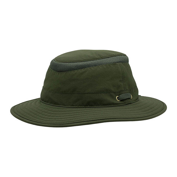 Premium Custom J7274 Mesh-Band Safari Sun Hat with Braided Chin Cord Wide Stitched Brim Breathable Outdoor Cap for Hiking Fishing Travel and Promotional Branding