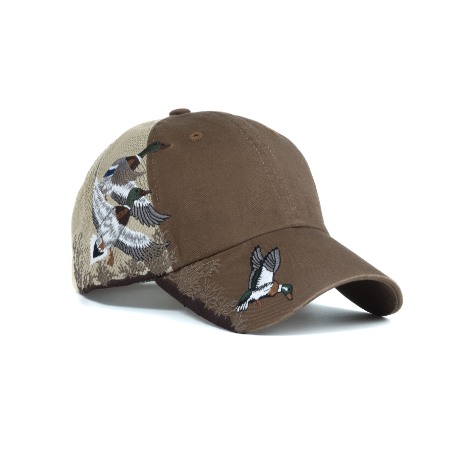 Premium Custom Structured Crown Trucker Hat Mesh Back with Animal Embroidery Professional Baseball Cap with Custom Logo Embroidery for Daily Wear and Outdoor Activities