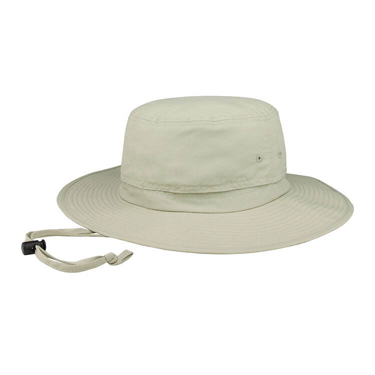 Premium Custom Wide-Brim Boonie Hat with Double-Stitched Crown Band and Ventilation Grommets Adjustable Chin Cord Outdoor Sun Cap for Hiking Travel and Promotional Branding