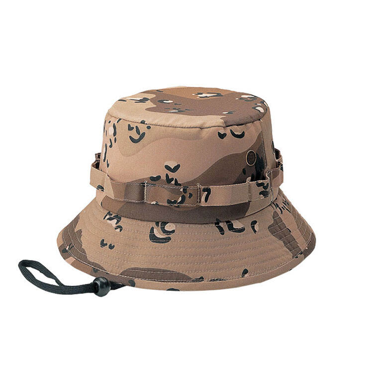 Premium Custom 9002A Camouflage Foliage-Loop Boonie Hat with Daisy-Chain Band Wide Quilted Brim Outdoor Tactical Cap for Hunting Outdoor Work and Promotional Branding