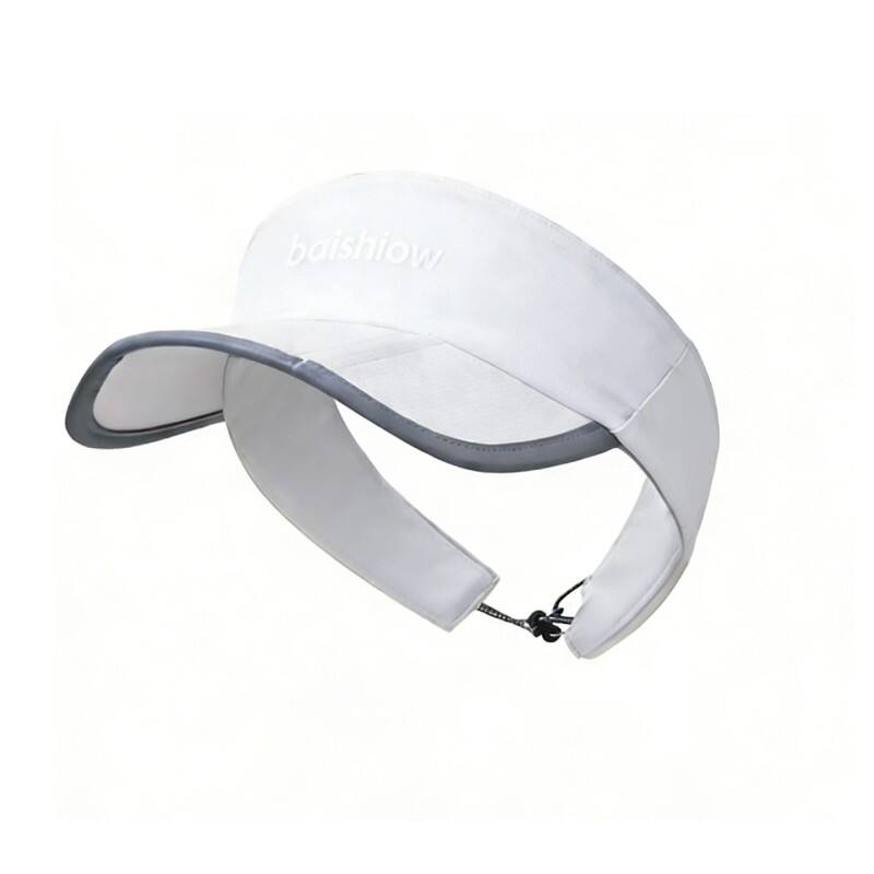 Premium Custom Quick Dry 3-Fold Foldable with Drawstring Adjustable Strap Sports Visor Hat Professional Baseball Cap with Custom Logo Embroidery for Daily Wear and Outdoor Activities