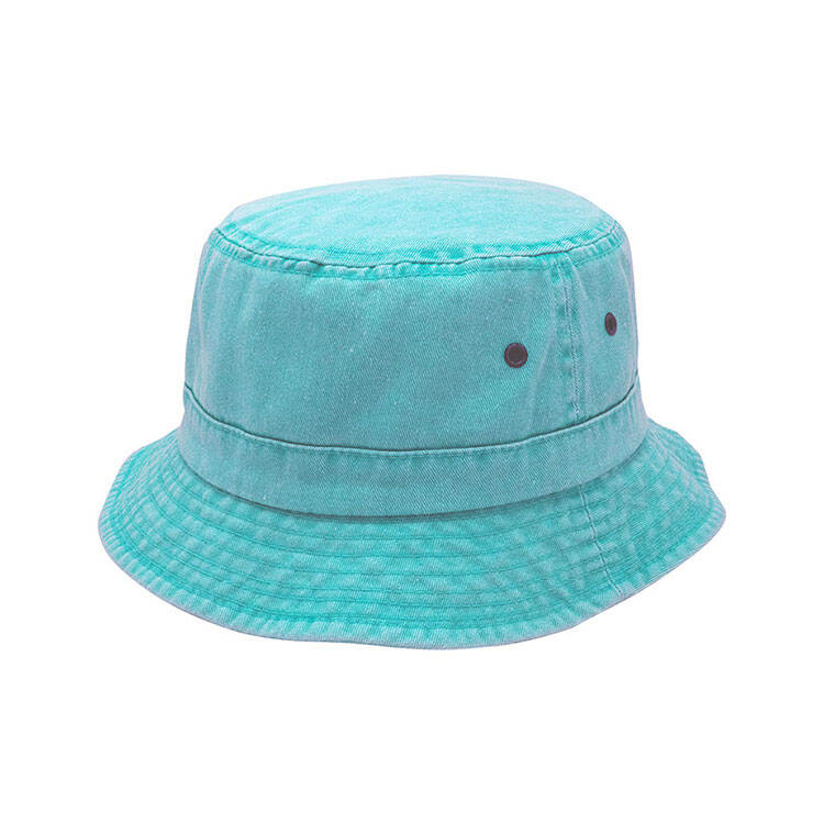 Premium Custom 7801 Washed Pigment-Dyed Bucket Hat Eighteen Colorways with Brass Eyelets and Wavy Brim Cotton Twill Outdoor Sun Cap for Casual Wear Travel and Promotional Branding
