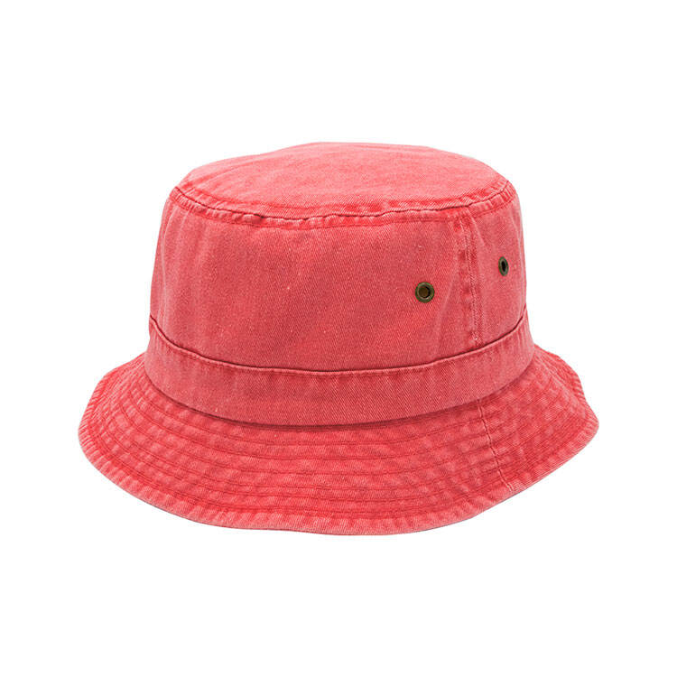 Premium Custom 7801 Washed Pigment-Dyed Bucket Hat Eighteen Colorways with Brass Eyelets and Wavy Brim Cotton Twill Outdoor Sun Cap for Casual Wear Travel and Promotional Branding