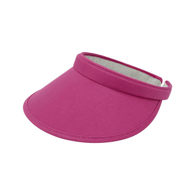 Soft Lined Cotton Twill Wrap Sun Visor Style 4056 Custom B2B Casual Lifestyle Headwear 100% Cotton Unstructured Pre Curved Wide Brim Visor Premium Lightweight Sweat Lined Sun Visor for Leisure Travel Golf Daily Fashion Blank Custom Embroidery