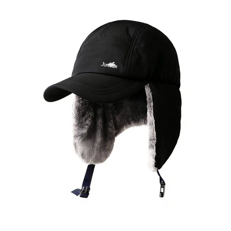 Premium Custom Winter Warm Windproof Wool Trapper Baseball Hat Professional Baseball Cap with Custom Logo Embroidery for Daily Wear and Outdoor Activities