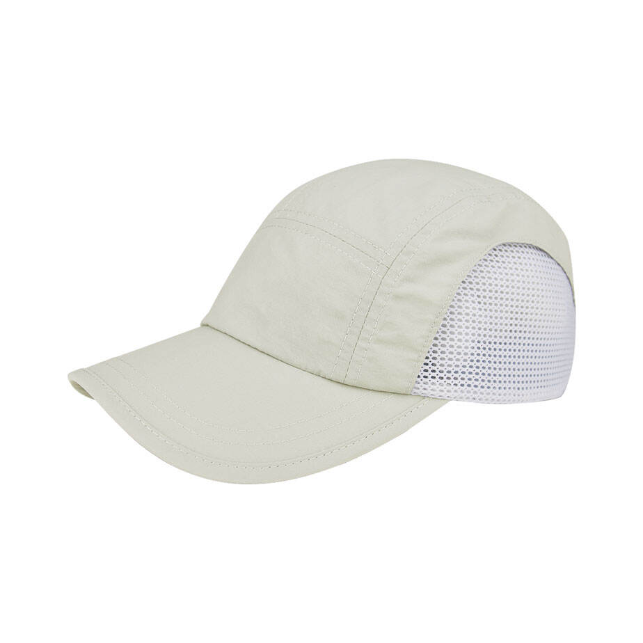 Premium Custom Unstructured Lightweight Running Cap with Breathable Wide-Hole Mesh Panels Packable Outdoor Sports Hat Adjustable Snap Closure for Hiking Travel Team Uniforms and Promotional Branding