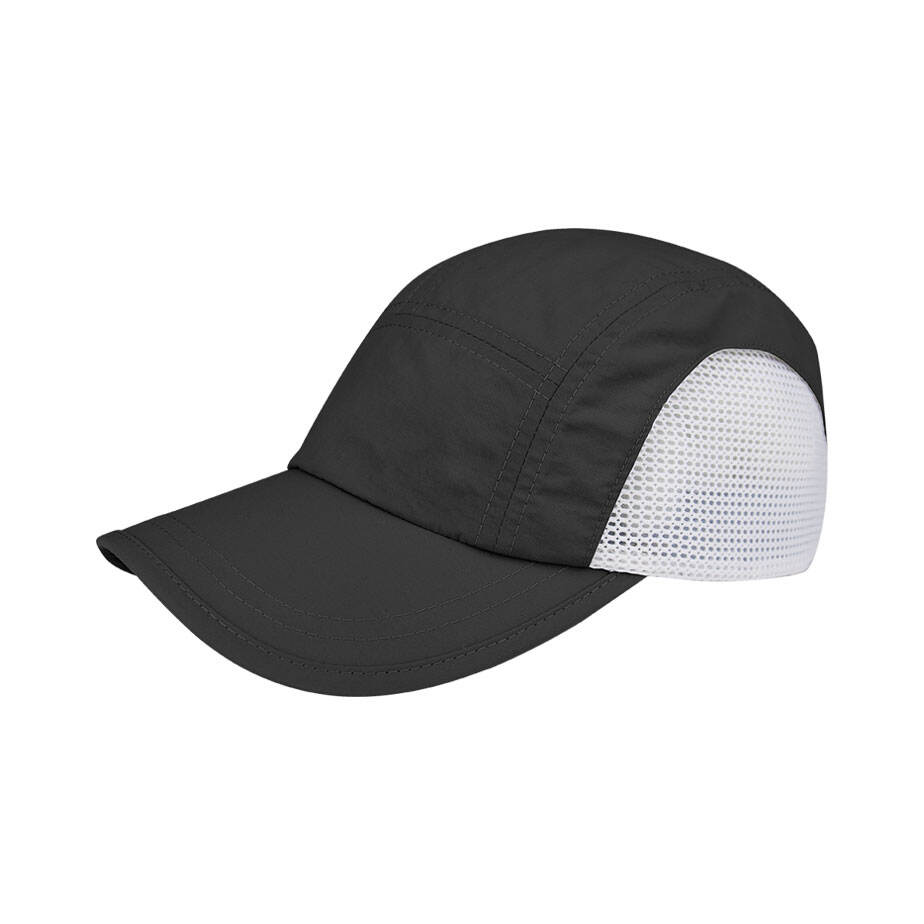 Premium Custom Unstructured Lightweight Running Cap with Breathable Wide-Hole Mesh Panels Packable Outdoor Sports Hat Adjustable Snap Closure for Hiking Travel Team Uniforms and Promotional Branding