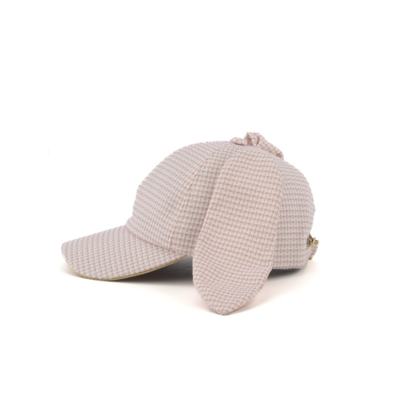 Premium Custom 6-Panel Curved Brim Structured Crown Baseball Cap Cute Bunny Ear Design1 Professional Baseball Cap with Custom Logo Embroidery for Daily Wear and Outdoor Activities