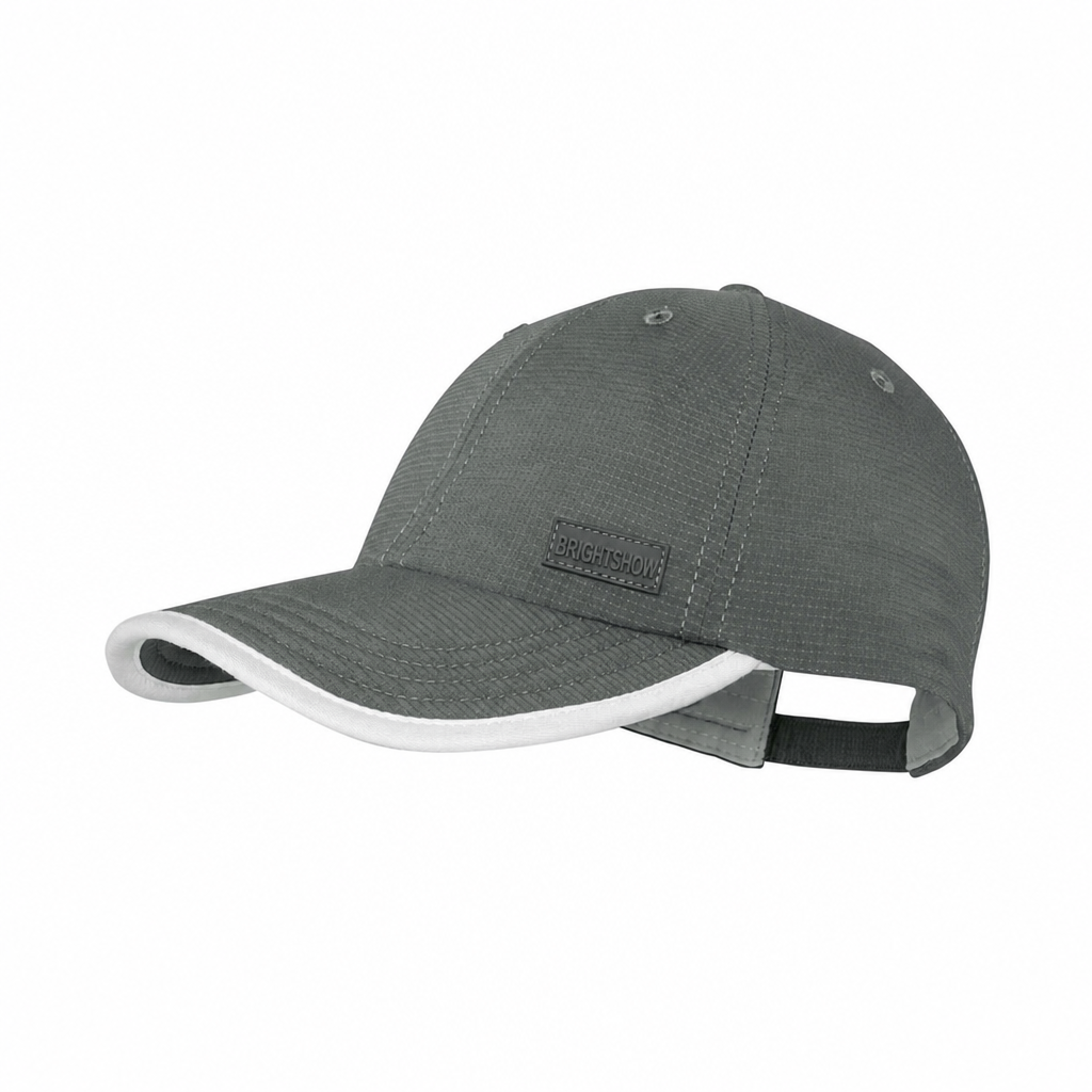 Premium Custom Performance Athletic Baseball Cap All-Over Breathable Micro-Perforated Fabric with Contrast Trim Visor Adjustable Closure Outdoor Sports Cap for Promotional Branding Team Uniforms and Daily Casual Wear