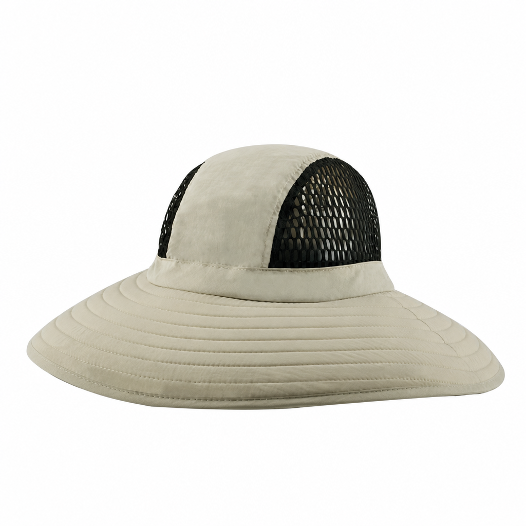 Premium Custom Wide Brim Breathable Mesh UV Protection Bucket Sun Hat Professional Baseball Cap with Custom Logo Embroidery for Daily Wear and Outdoor Activities
