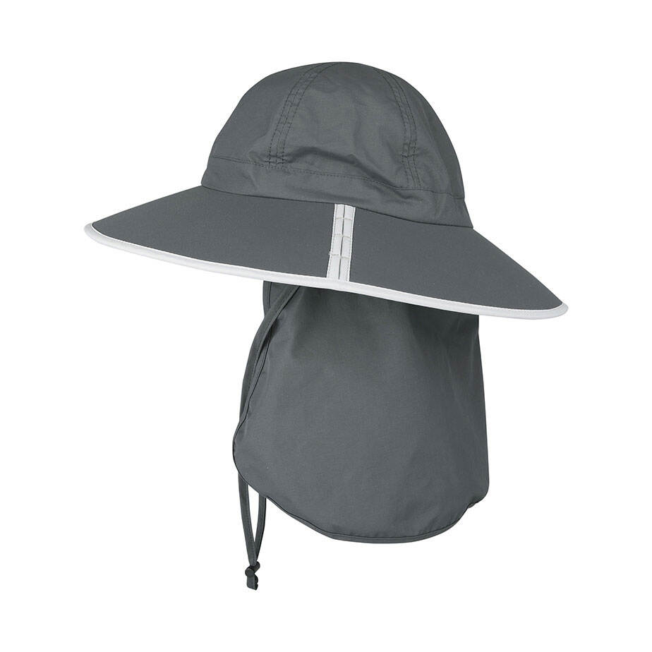 Premium Custom Promotional Taslon UV Folding Large Brim Hat UPF 50+ Sun Protection Outdoor Sun Hat Packable Hiking Travel Fishing Hat Branded Athletic Headwear