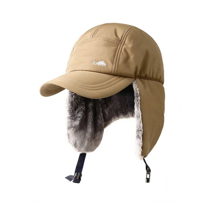 Premium Custom Winter Warm Windproof Wool Trapper Baseball Hat Professional Baseball Cap with Custom Logo Embroidery for Daily Wear and Outdoor Activities