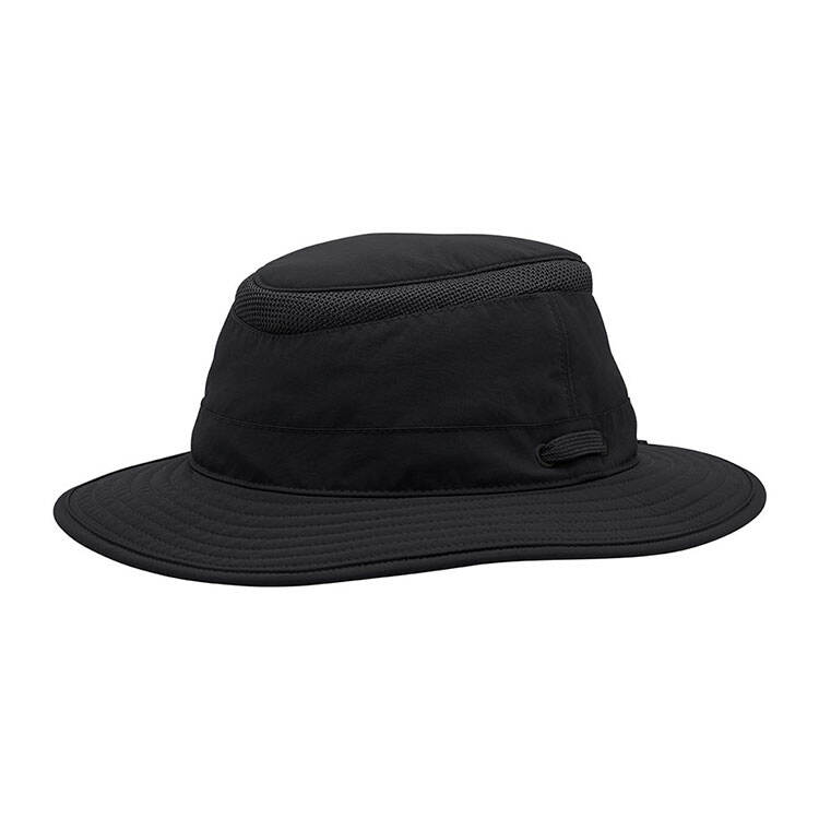 Premium Custom J7274 Mesh-Band Safari Sun Hat with Braided Chin Cord Wide Stitched Brim Breathable Outdoor Cap for Hiking Fishing Travel and Promotional Branding