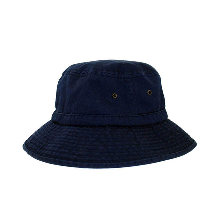 Premium Custom 7834 Washed Canvas Bucket Hat with Brass Eyelets and Red Piping Option Heavy Cotton Twill Outdoor Sun Cap for Daily Wear Outdoor Work and Promotional Branding