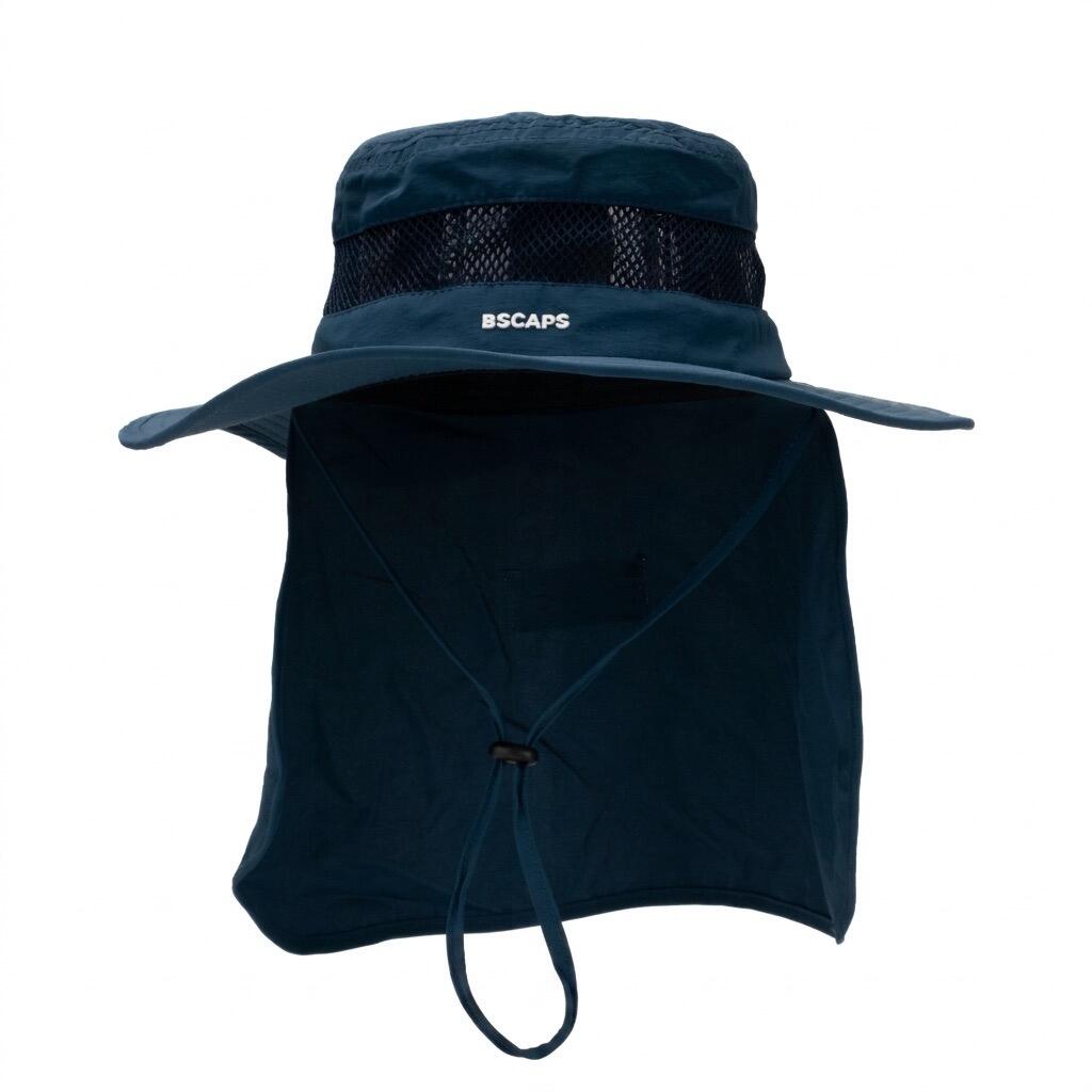 Premium Custom Ponytail Hole UV Protection Sun Hat with Detachable Neck Cape Professional Baseball Cap with Custom Logo Embroidery for Daily Wear and Outdoor Activities