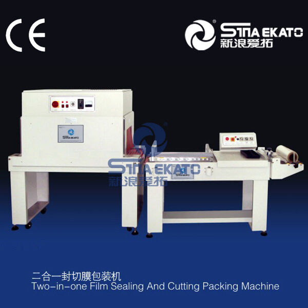 Semi Automatic Cutting Sealing Shrinking Seal Wrapping Machine  Shrink Film Packing machine