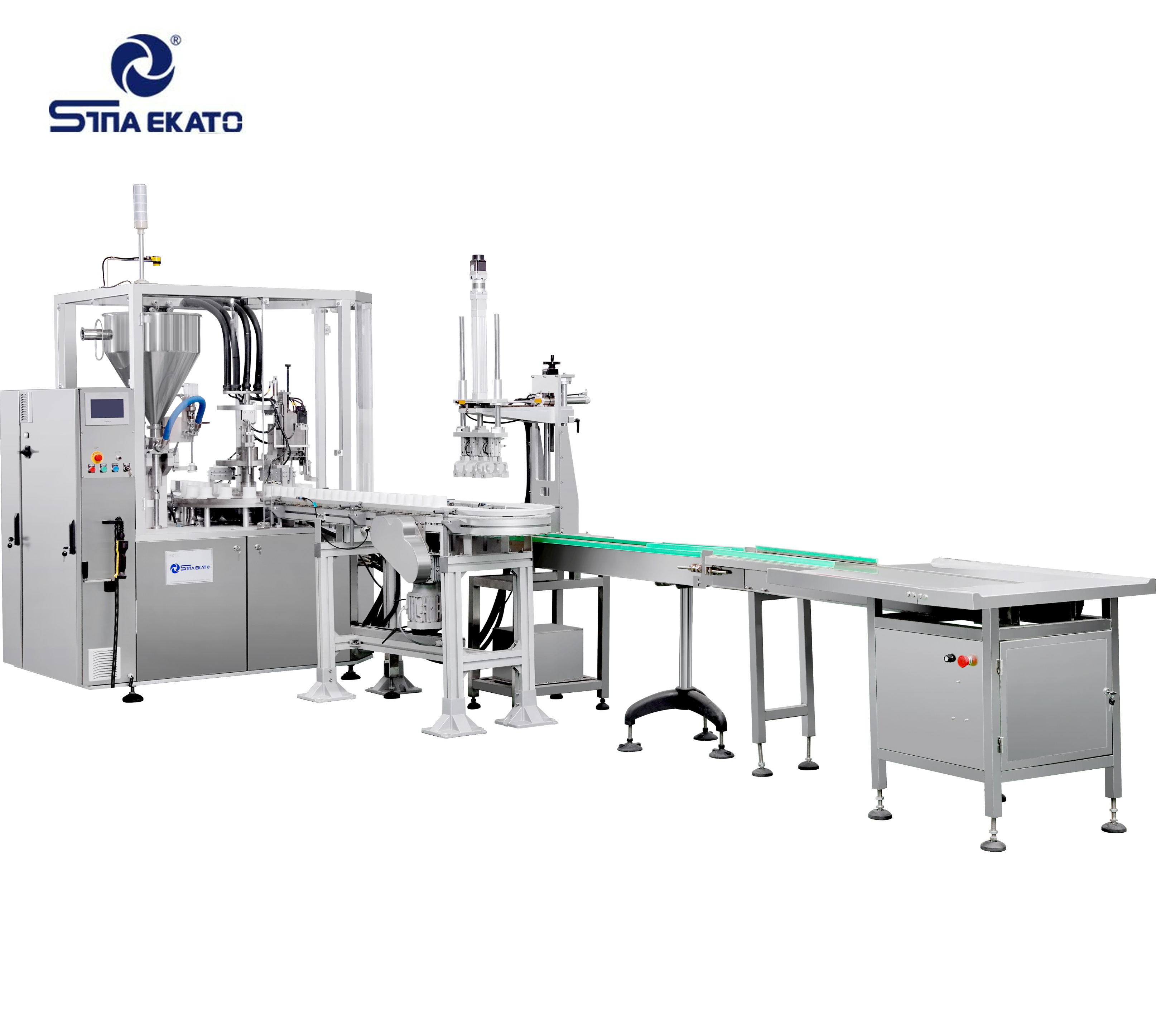 Automatic Rotary Paste Filling and Capping Machine for Cosmetic Cream