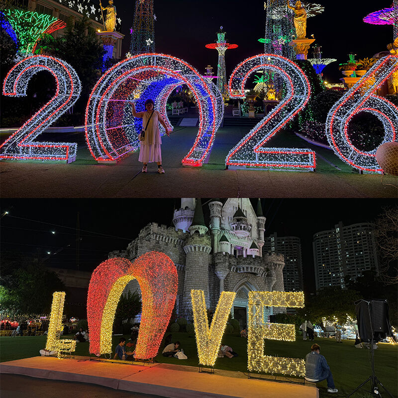 Custom PVC Light Strings for Thailand New Year Plaza Decoration | Outdoor Lighting Solutions | Night Watcher Lighting
