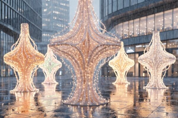3D Modeling in Festive Lighting 3D model festive lighting concept