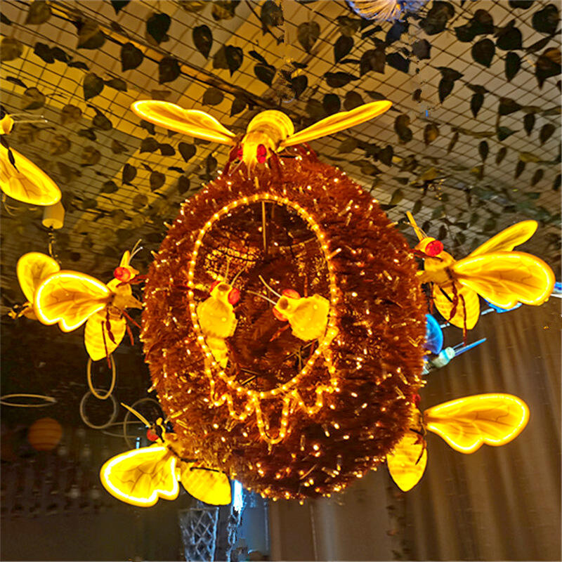 Outdoor LED Bee decorative lamp