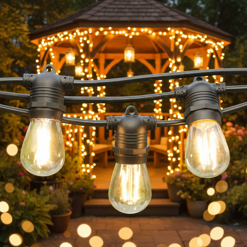 How Festoon String Lights Can Transform Your Wedding Venue