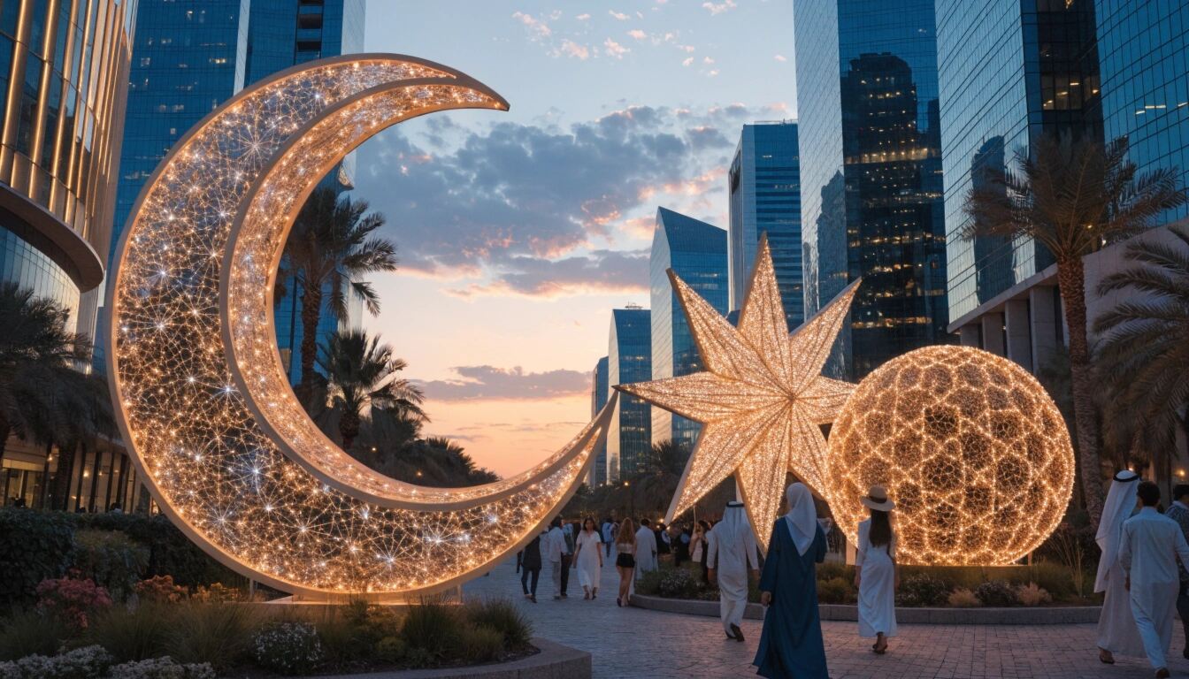 Night Watcher SASO-certified 3D LED Motif Lights for Saudi Arabia festive projects