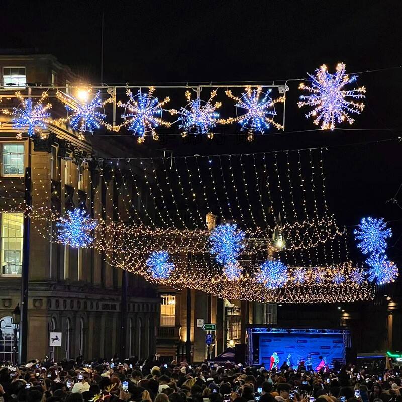 Christmas Decoration Led Motif Cross Street Light