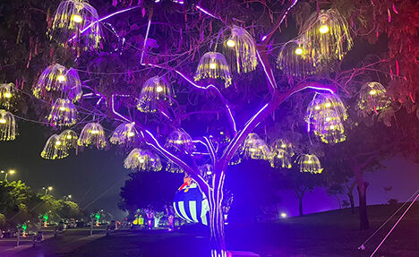 Lighting project in Saudi Arabia