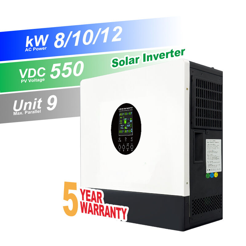 MINVON Hybrid SOL Inverter High Voltage 550V 10kW with Dual MPPT & Intelligent Load Management