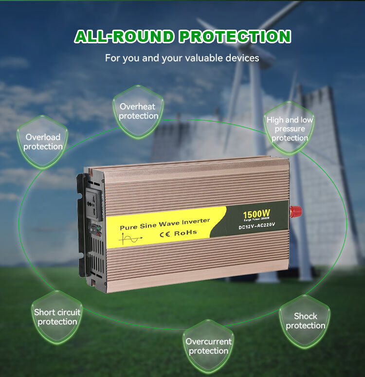 Minvon Inverter CVP/CVM Series Pure Sine Wave Inverters 300W-10000W 12V/24V/48V DC to Global Voltage