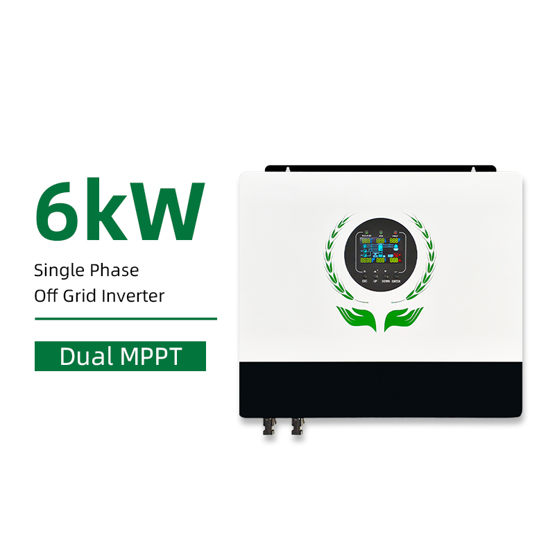 6000 W zuivere sinusvormige off-grid zonne-omvormer | Parallel systeem tot 36 kW voor hutten, campers en afgelegen locaties