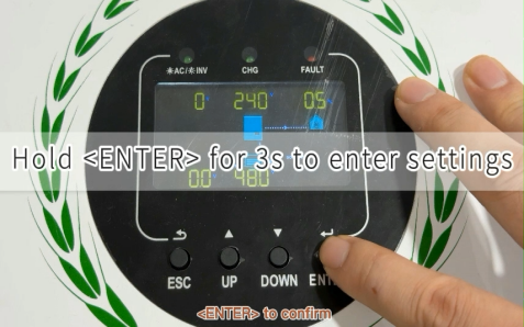 Parameter setting for S4 series