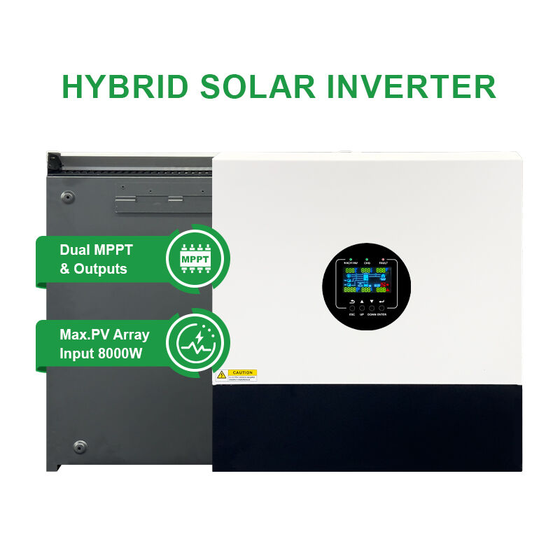 Invertor hibrid i serisë SOL IA-D3 6000W/7000W për sisteme shtëpiake diellorë