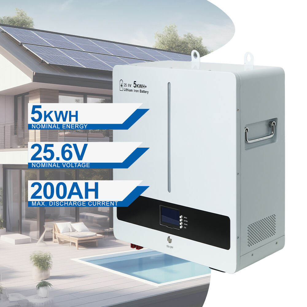 แบตเตอรี่ลิเธียม LiFePO4 แรงดัน 25.6 โวลต์/51.2 โวลต์ | แบตเตอรี่จัดเก็บพลังงานสำหรับที่พักอาศัยแบรนด์ MINVON