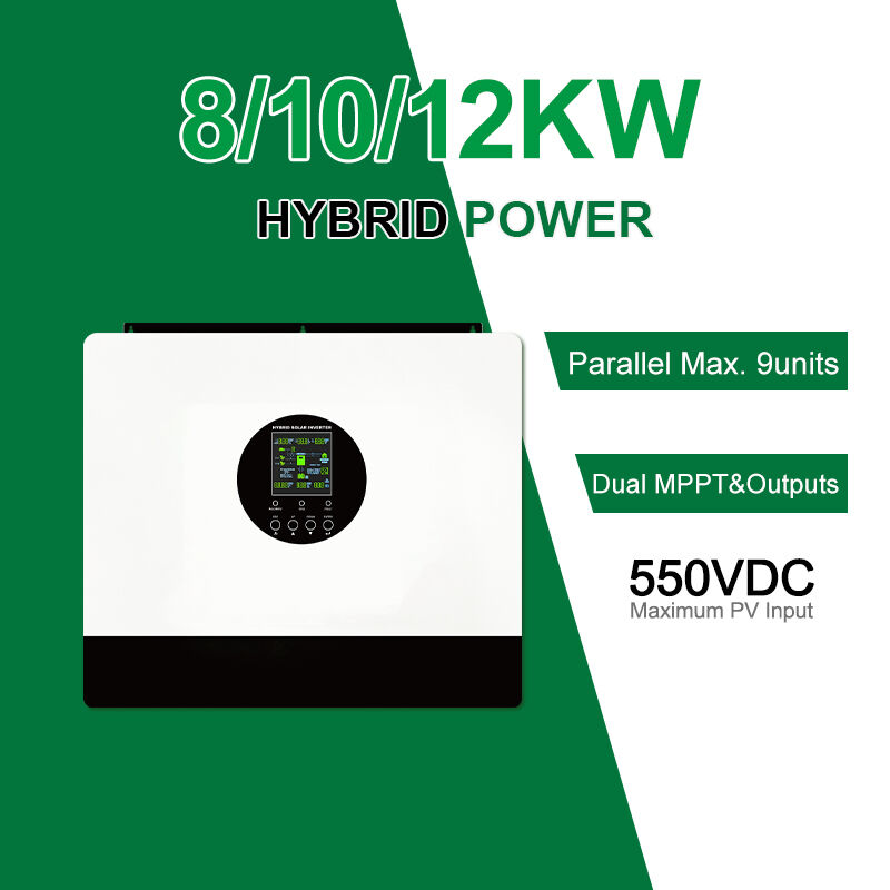 SOL 8kW Hybrid Inverter for Microgrids Wide 60-480V MPPT Range & High Efficiency 96.5%