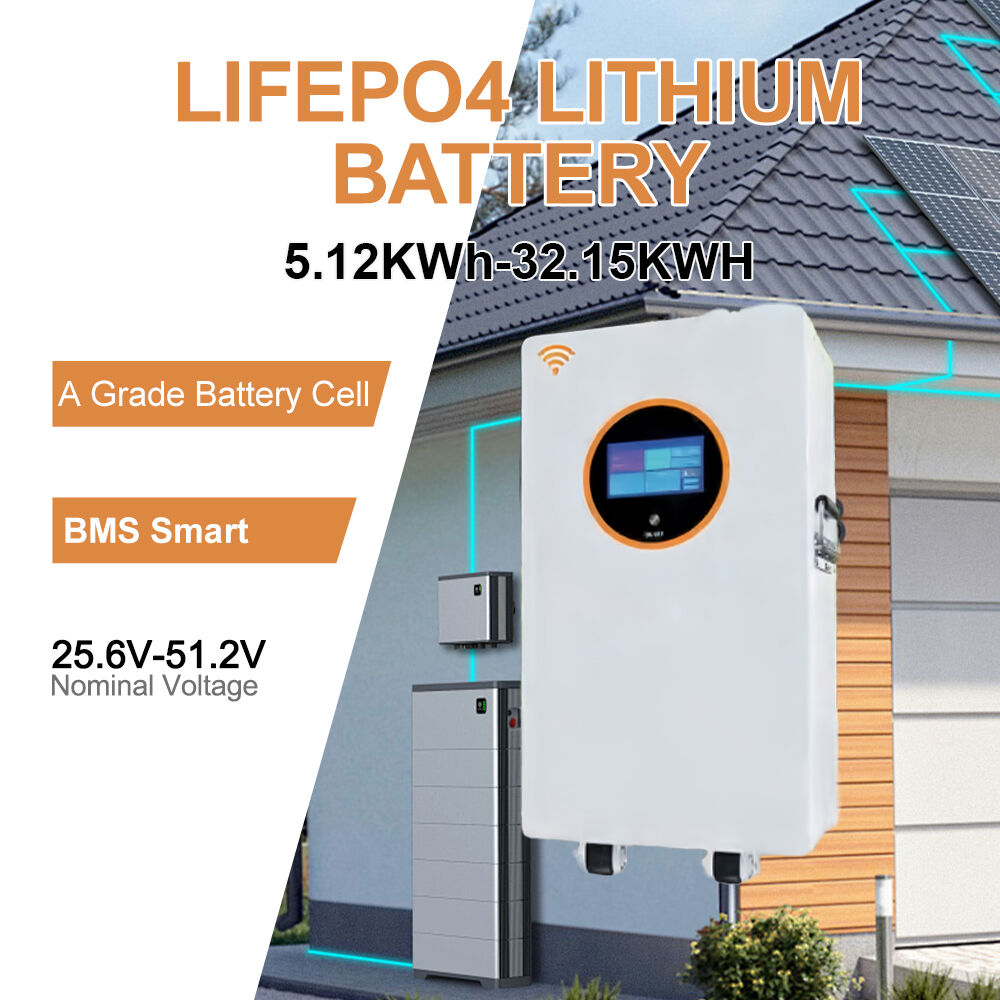 แบตเตอรี่ลิเธียมไลฟ์โพสเฟต (LIFEPO4) 25.6 โวลต์/51.2 โวลต์ ปลอดภัยและมีอายุการใช้งานแบบไซเคิลยาวนาน เซลล์ไม่มีพิษและเป็นมิตรต่อสิ่งแวดล้อม สามารถใช้งานได้สูงสุดถึง 8,000 รอบ จัดการการชาร์จ/ปล่อยประจุอัตโนมัติ