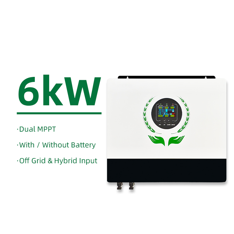 6000 W zuivere sinusvormige off-grid zonne-omvormer | Parallel systeem tot 36 kW voor hutten, campers en afgelegen locaties