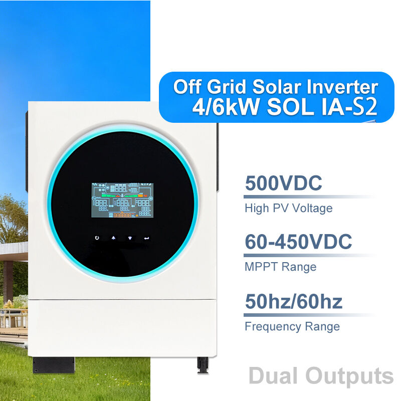 MINVON IA-S2 Off-Grid solar Inverterwith Smart Load Management Dual Output for Priority Loads Programmable Supply