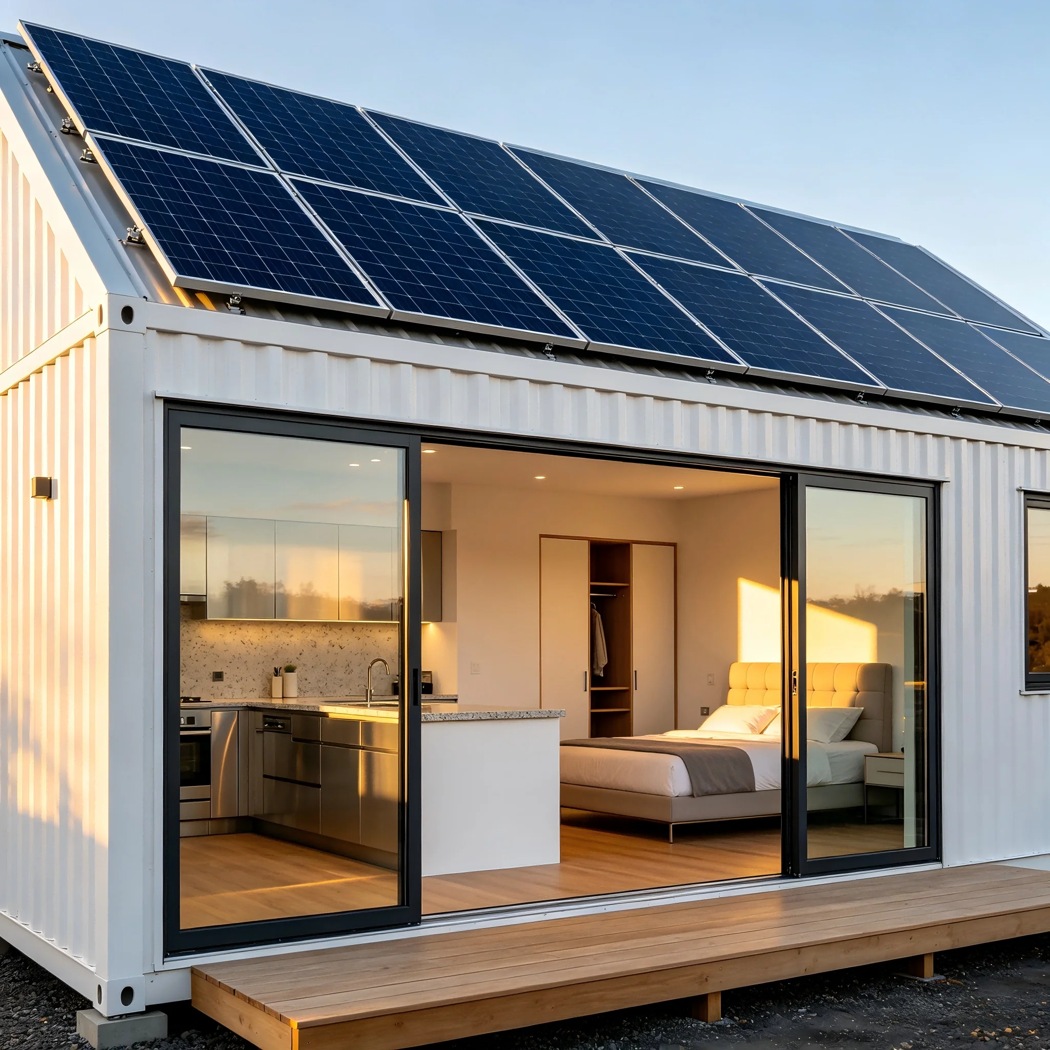 Green & Smart prefabricated container house for living