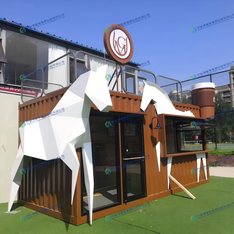 Prefabricated container house（commercial shop）