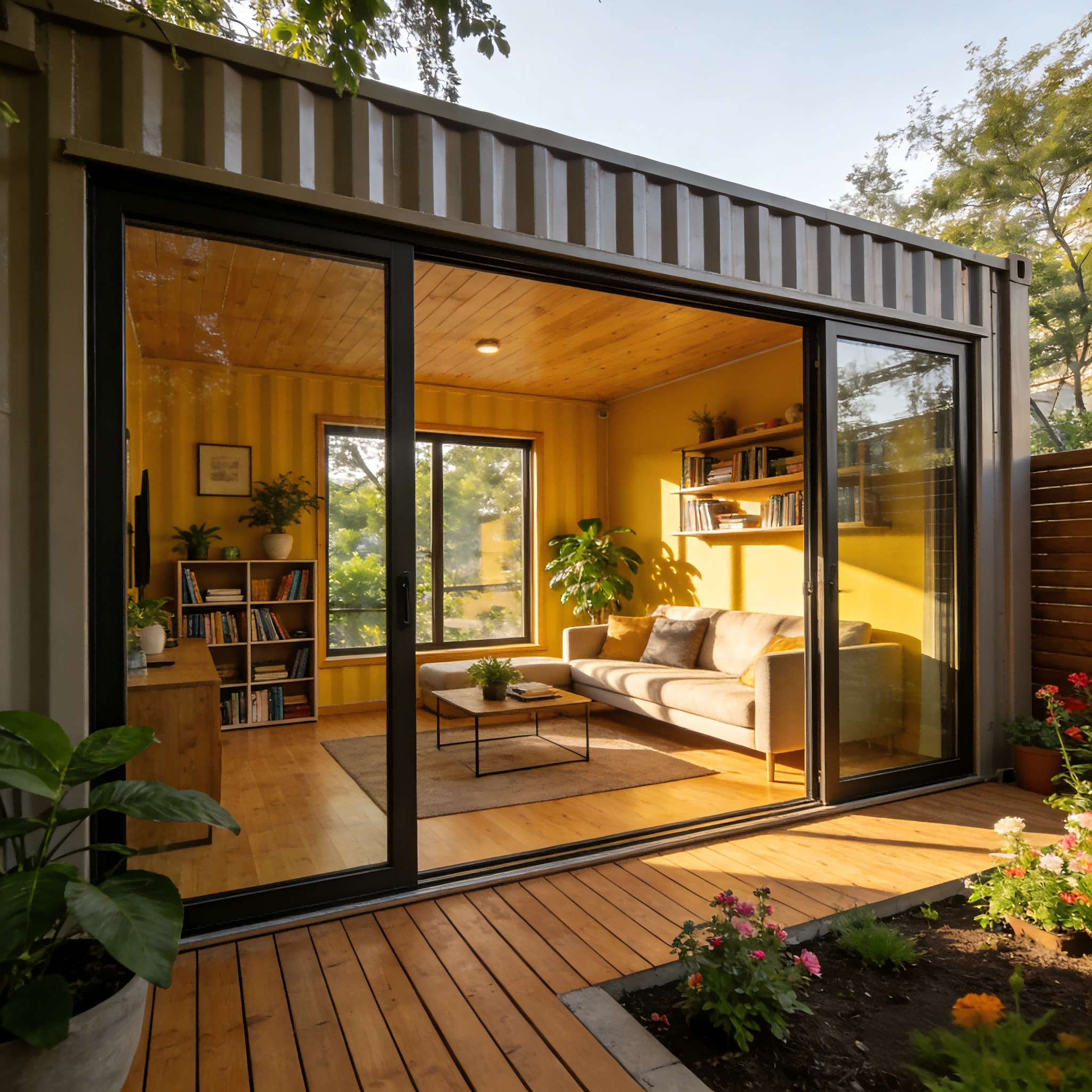 Prefabricated container house for dormitory