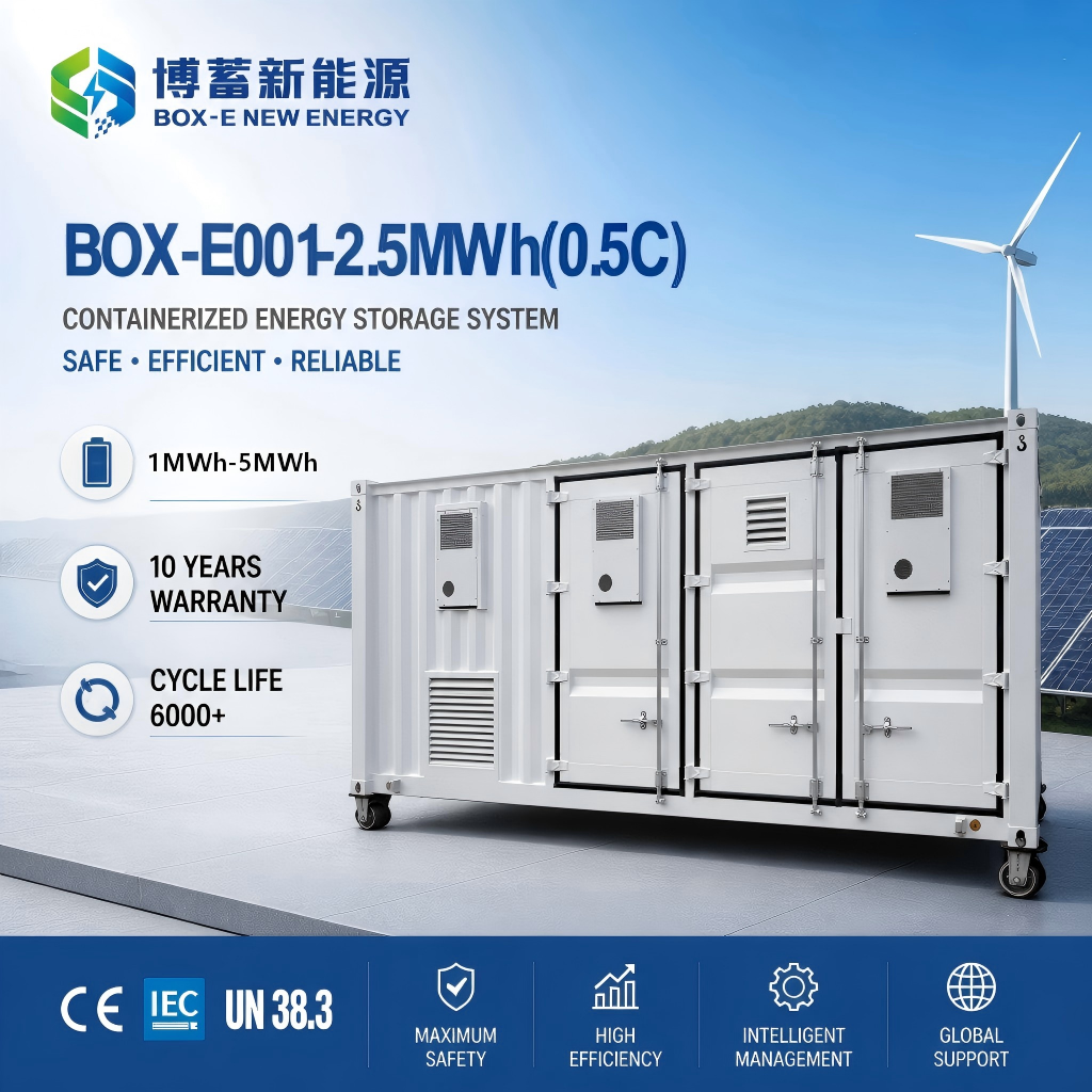 1MW 2.5MWh Hybrid Solar Power System Lifepo4 Battery Energy Storage System with EMS