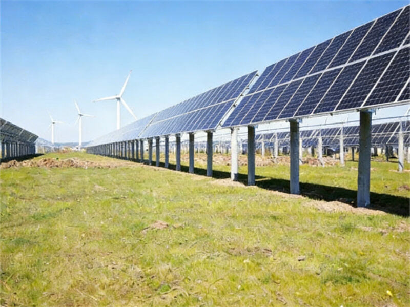 Wind and solar power generation and storage projects