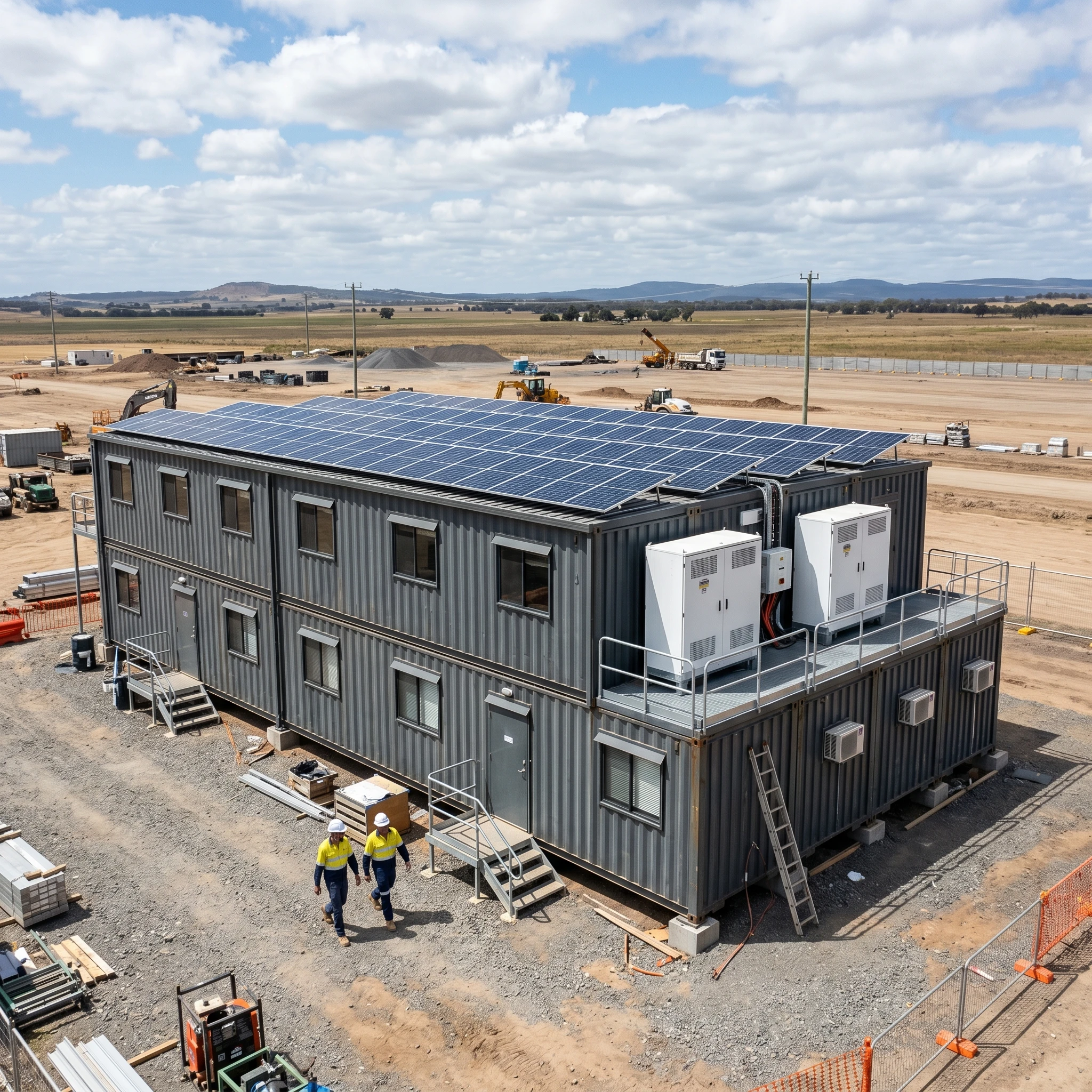 Green & Smart prefabricated container house for industrial 