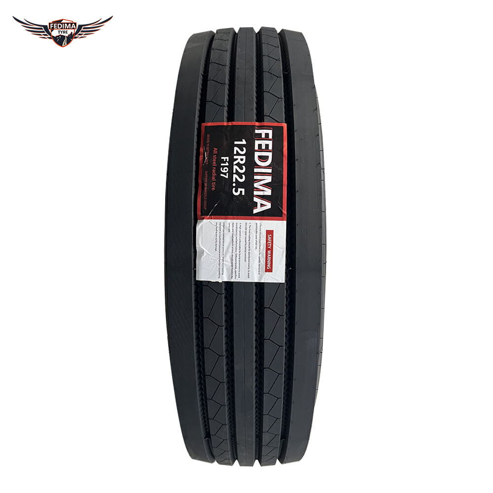 Pneu commercial pour camion FEDIMA 12R22,5 F197, économique en carburant