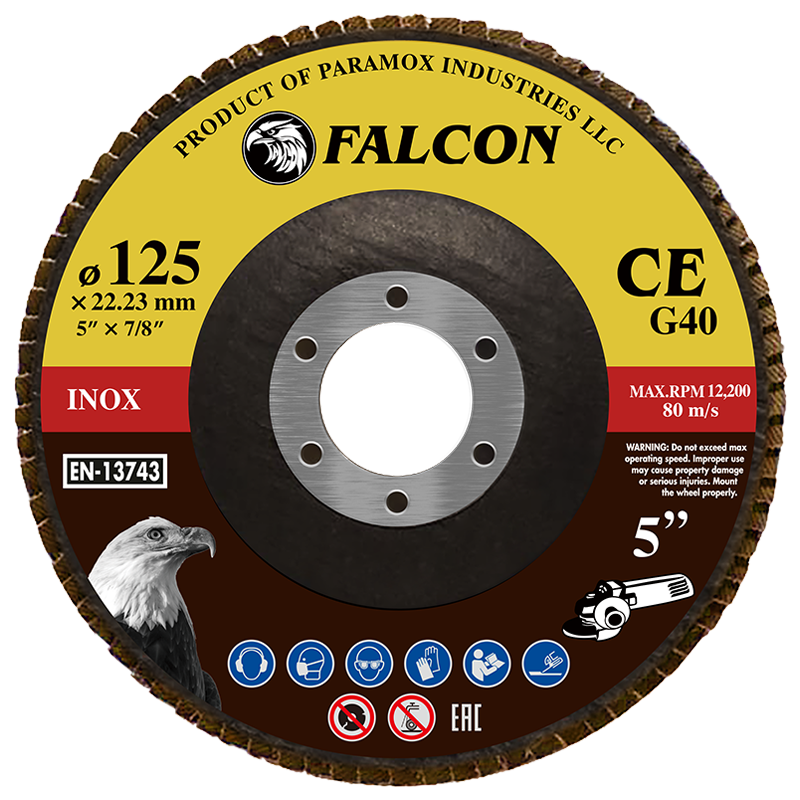 Angle Grinder CE Flap Disc - High Precision for Stainless Steel Mirror Polishing