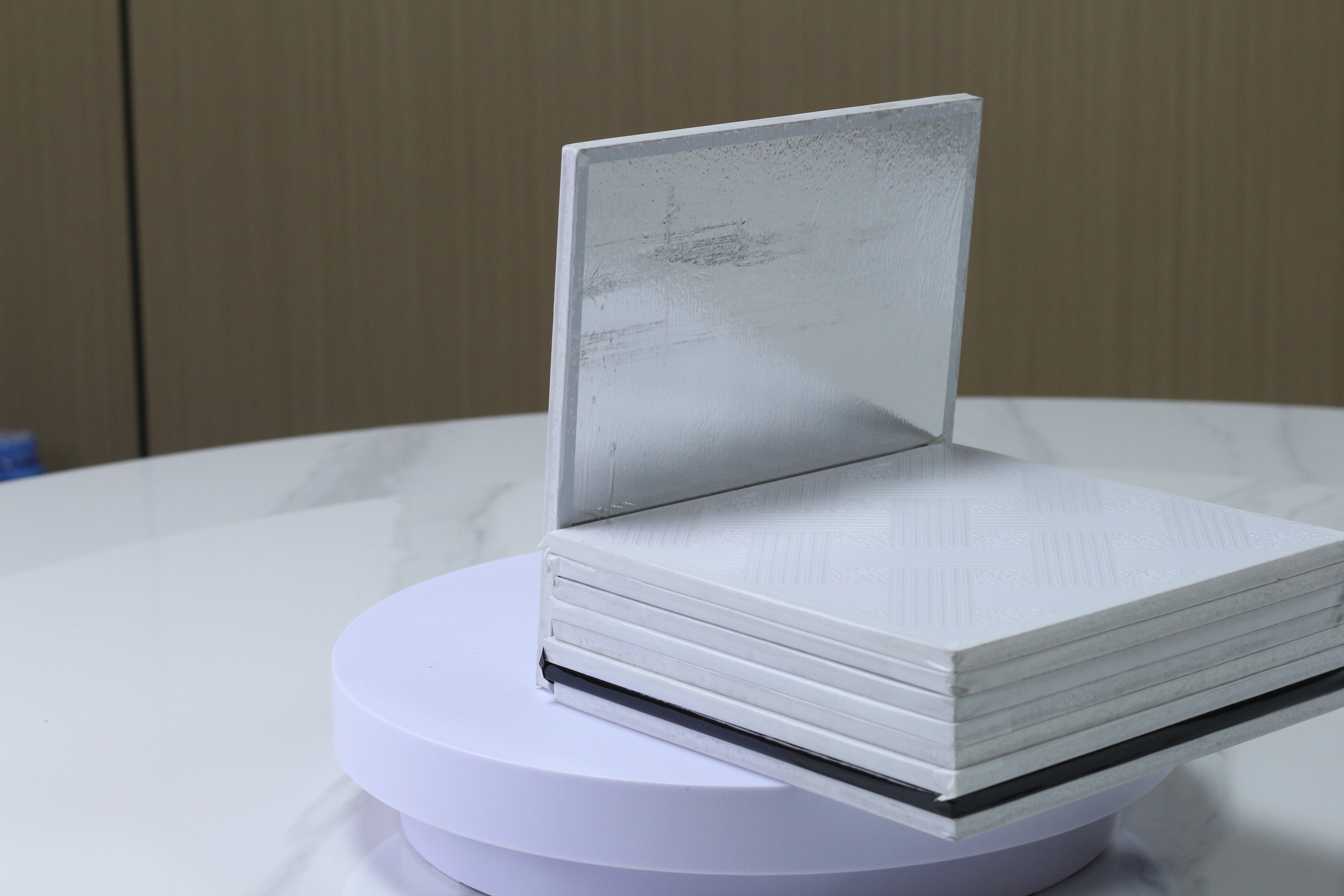 Experience Exceptional Quality with PVC Coated Gypsum Ceiling Tiles