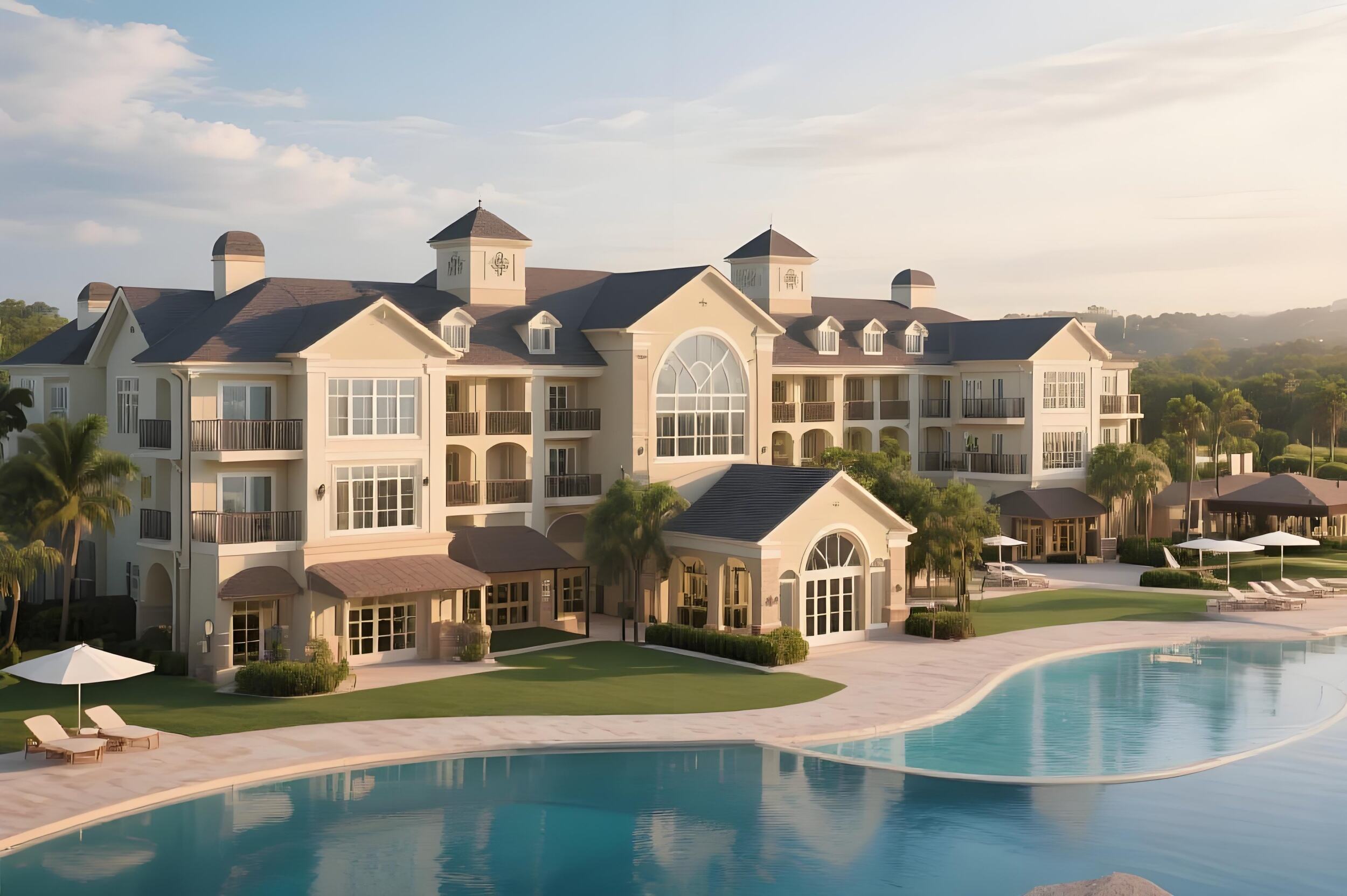 Velký pobřežní resort ve Španělsku