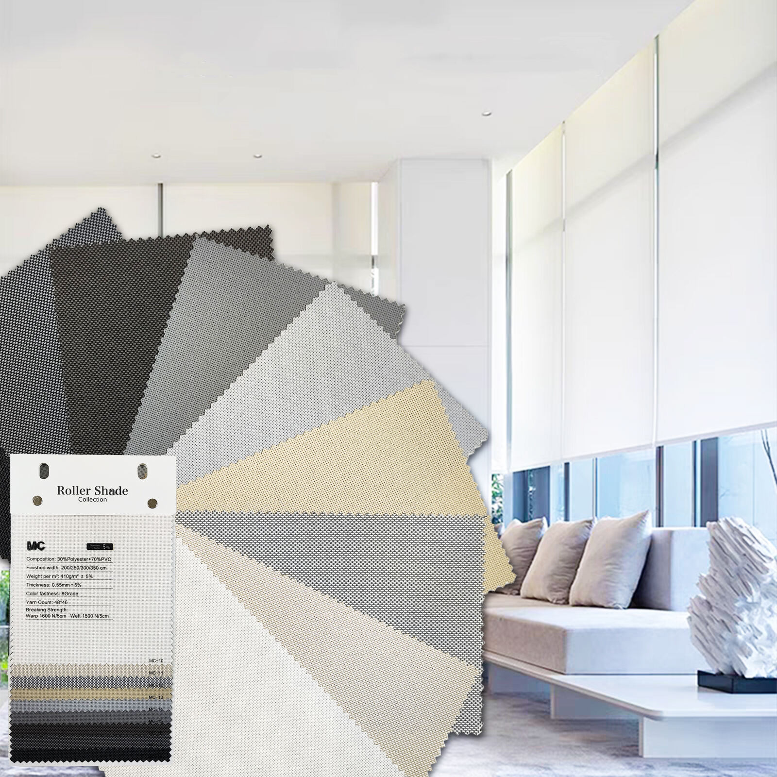 Mingchen Sunshade Pencere Perdeleri: Her Odada Özel Çözümler